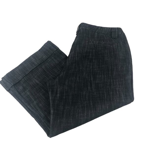 Sandro black/gray cropped pants 8 - Picture 3 of 9